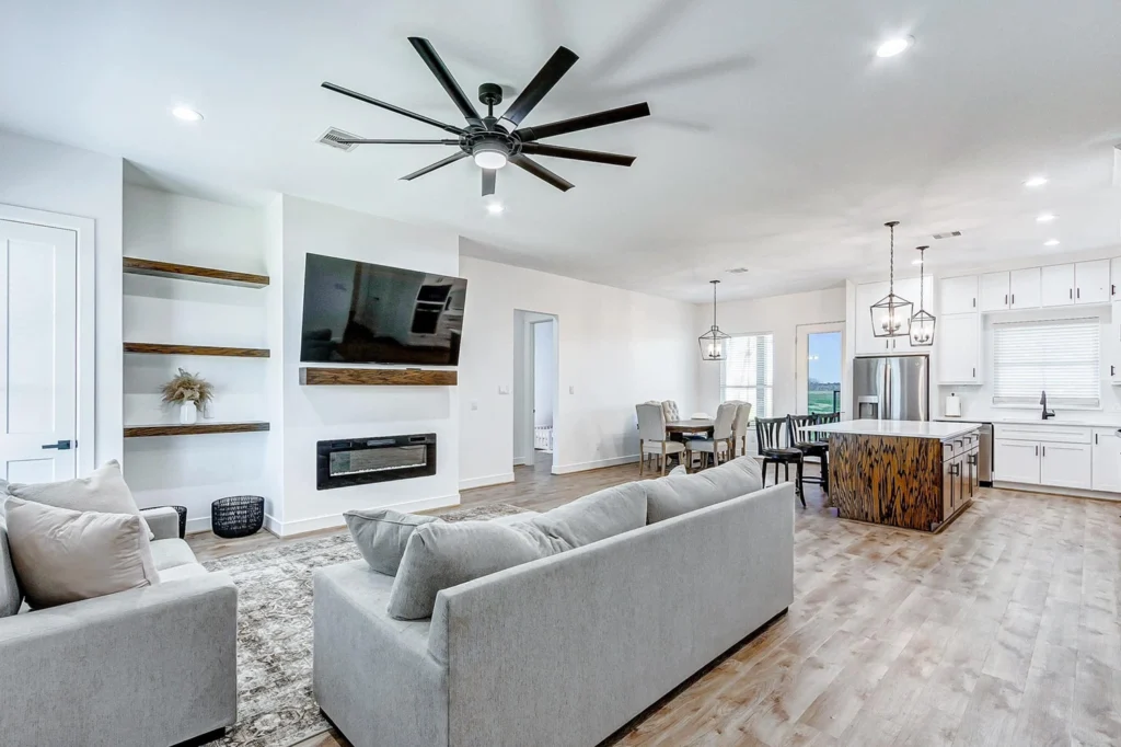 designer kitchen in an east texas custom built home by prominent solutions